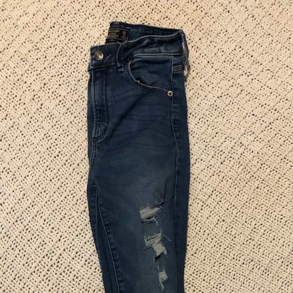 Abercrombie Simone High Rise Super Skinny Jeans